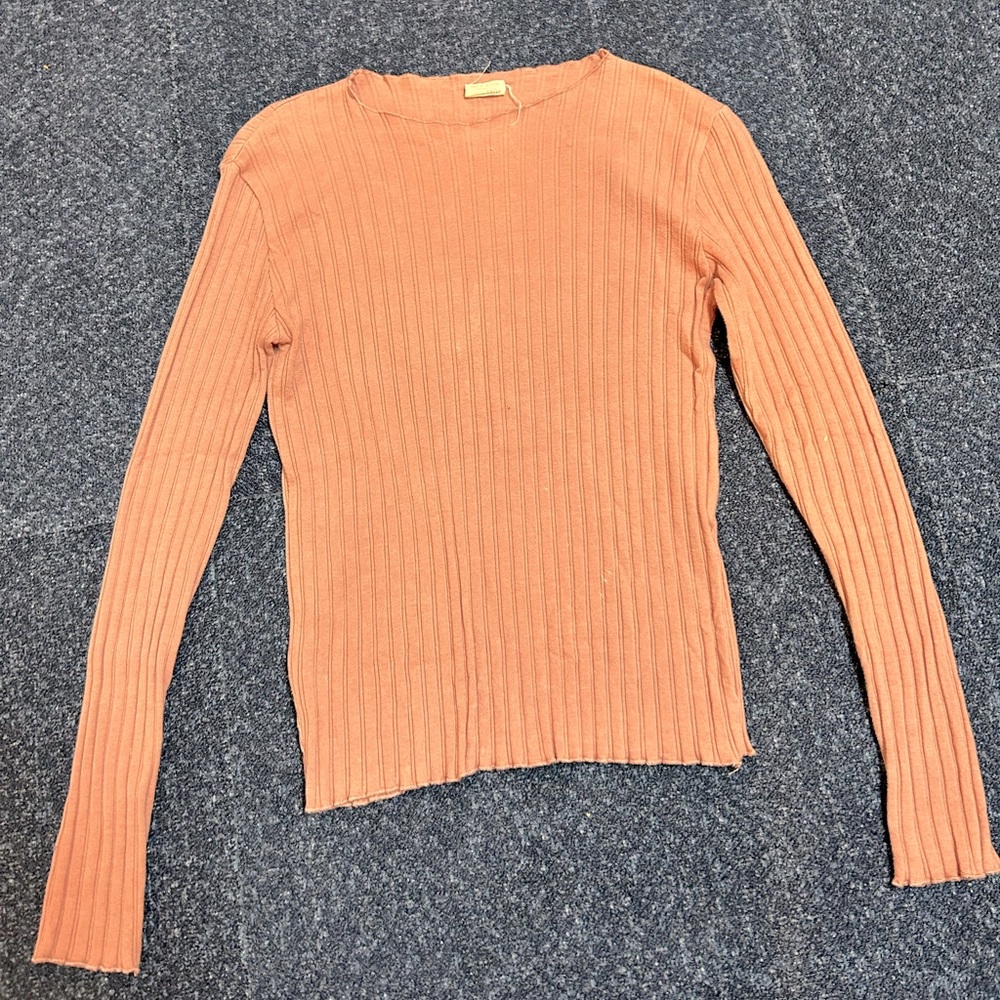 ZaraKids 13/14 blush ripped long sleeve top